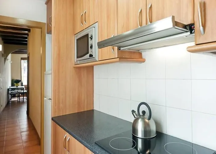 Luminoso Apartamento 1 Habitacion Cerca De Las Ramblas, Hasta 4 Pers, Cocina Equipada. - Es-341-6